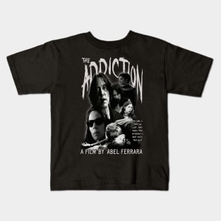 The Addiction. 1995 Vampire Gem. (Black & White) Kids T-Shirt